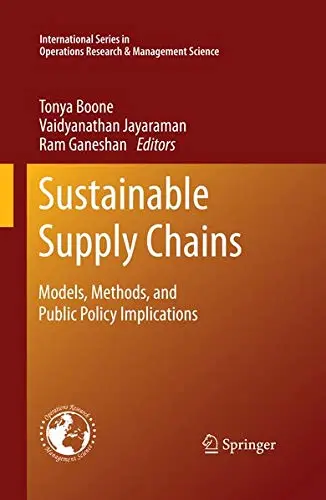 Cover of Sustainable Supply Chains