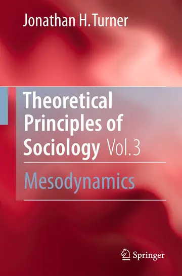 Cover of Theoretical Principles of Sociology, Volume 3