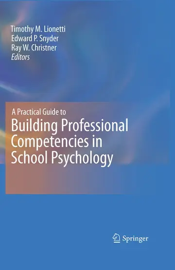 Cover of A Practical Guide to Building Professional Competencies in School Psychology