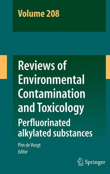Cover of Reviews of Environmental Contamination and Toxicology Volume 208