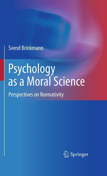 Cover of Psychology as a Moral Science