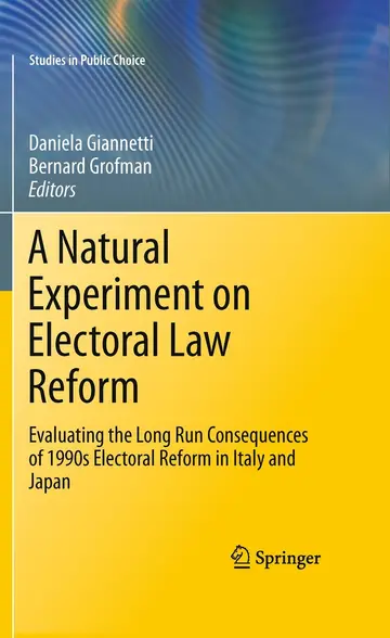 Cover of A Natural Experiment on Electoral Law Reform