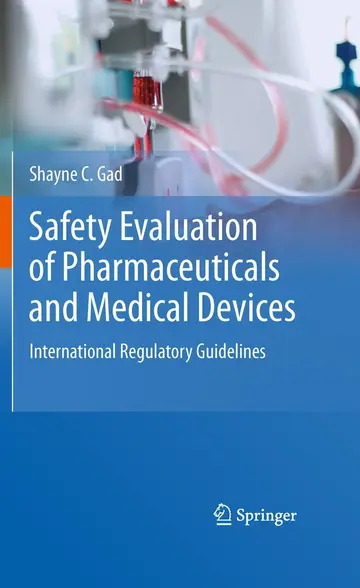 Cover of Safety Evaluation of Pharmaceuticals and Medical Devices