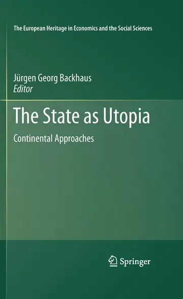 Cover of The State as Utopia
