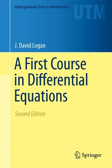 Cover of First Course in Differential Equations, 2 Edition