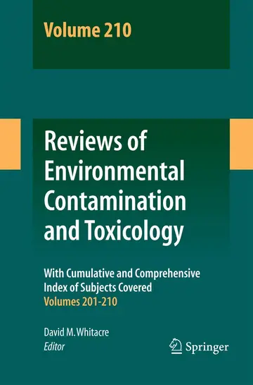 Cover of Reviews of Environmental Contamination and Toxicology Volume 210