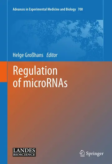 Cover of Regulation of microRNAs