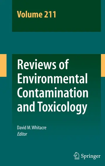 Cover of Reviews of Environmental Contamination and Toxicology Volume 211