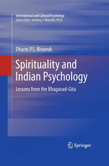 Cover of Spirituality and Indian Psychology
