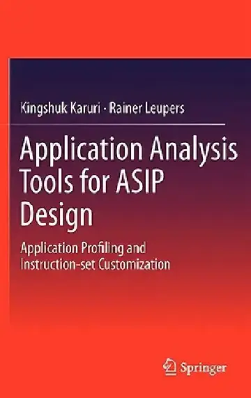 Cover of Application Analysis Tools for Asip Design