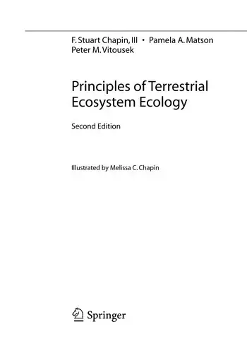 Cover of Principles of Terrestrial Ecosystem Ecology