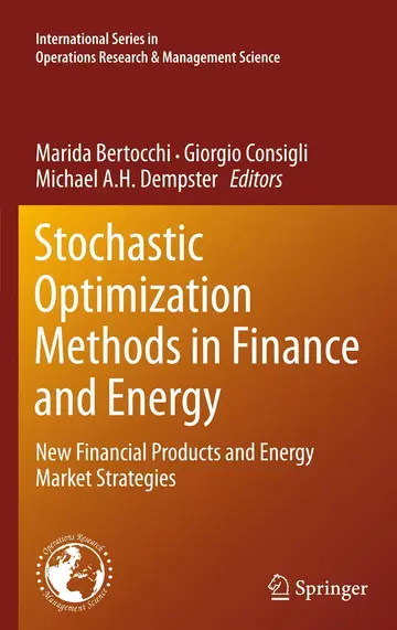 Cover of Stochastic Optimization Methods in Finance and Energy