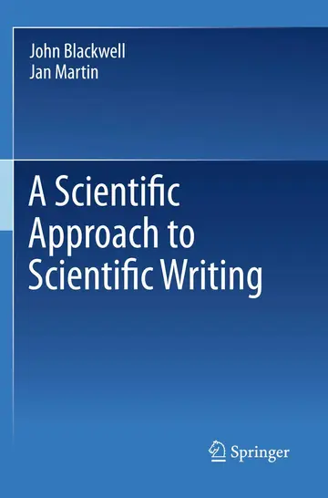 Cover of A Scientific Approach to Scientific Writing