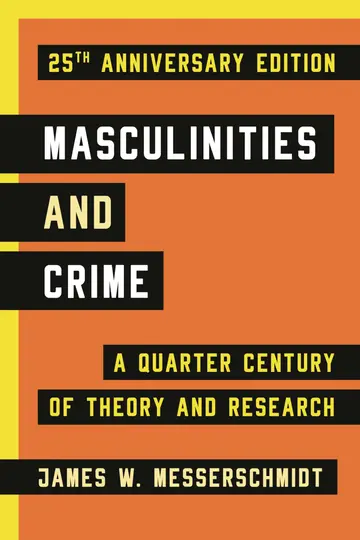 Cover of Masculinities and Crime