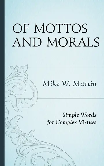 Cover of Of Mottos and Morals
