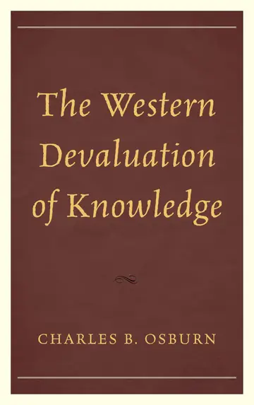 Cover of The Western Devaluation of Knowledge