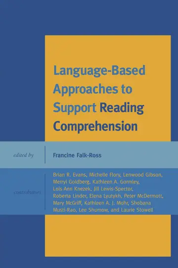 Cover of Language-Based Approaches to Support Reading Comprehension