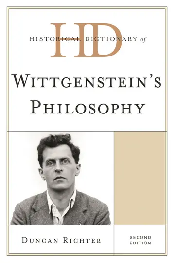 Cover of Historical Dictionary of Wittgenstein's Philosophy
