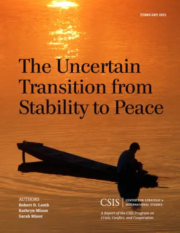 Cover of Uncertain Transition from Stability to Peace, the