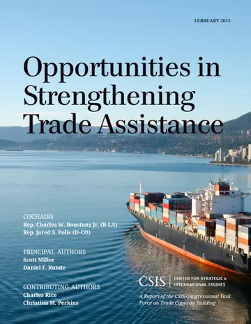 Cover of Opportunities in Strengthening Trade Assistance