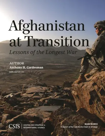 Cover of Afghanistan at Transition
