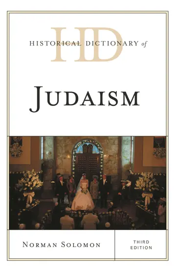 Cover of Historical Dictionary of Judaism