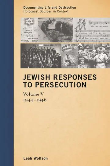 Cover of Jewish Responses to Persecution