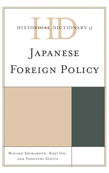 Cover of Historical Dictionary of Japanese Foreign Policy