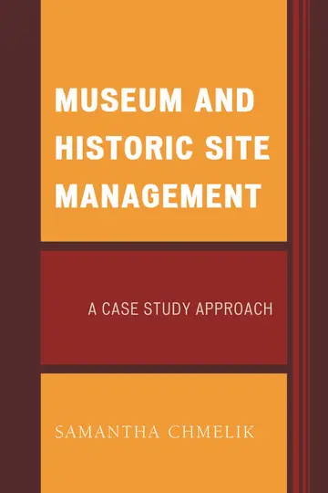 Cover of Museum and Historic Site Management