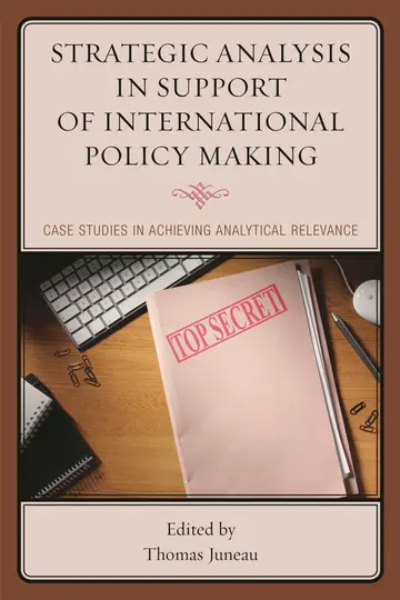 Cover of Strategic Analysis in Support of International Policy Making