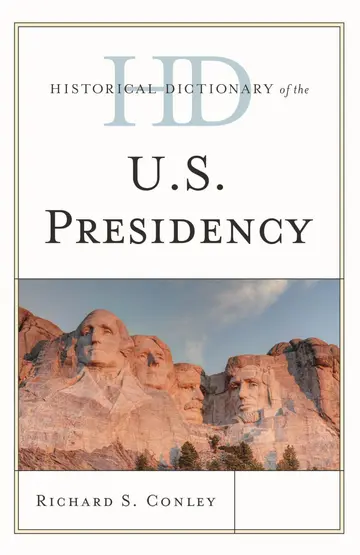 Cover of Historical Dictionary of the U.S. Presidency