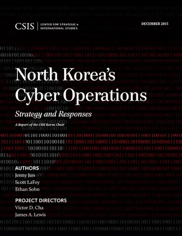 Cover of North Korea's Cyber Operations