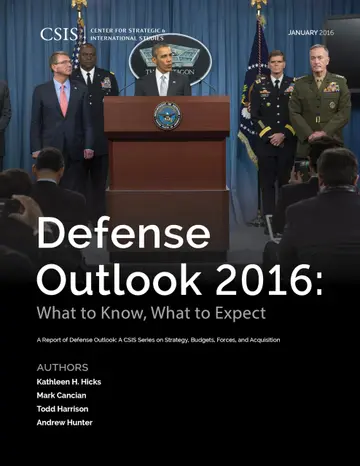 Cover of Defense Outlook 2016