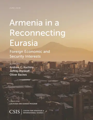 Cover of Armenia in a Reconnecting Eurasia