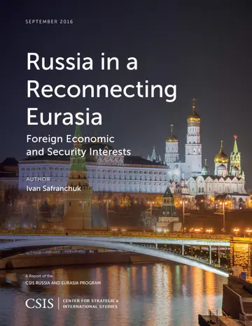 Cover of Russia in a Reconnecting Eurasia, September 2016