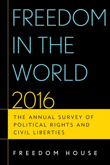 Cover of Freedom in the World 2016