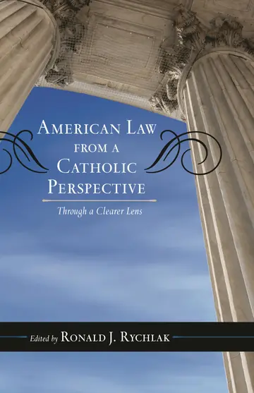 Cover of American Law from a Catholic Perspective