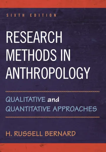 Cover of Research Methods in Anthropology