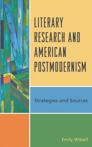 Cover of Literary Research and American Postmodernism