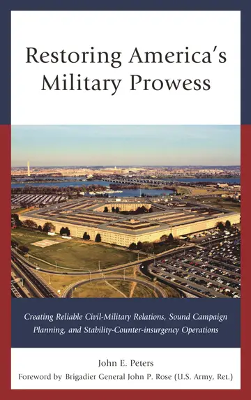 Cover of Restoring America's Military Prowess