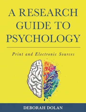 Cover of A Research Guide to Psychology