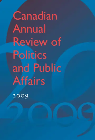 Cover of Canadian Annual Review of Politics and Public Affairs 2009