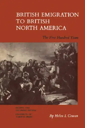 Cover of British Emigration to British North America