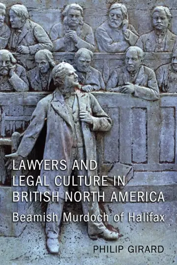 Cover of Lawyers and Legal Culture in British North America