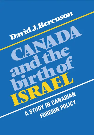 Cover of Canada and the Birth of Israel