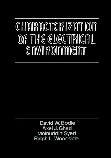 Cover of Characterization of the Electrical Environment