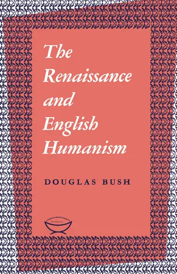 Cover of The Renaissance and English Humanism