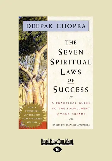 Cover of The Seven Spiritual Laws of Success