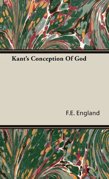 Cover of Kant's Conception of God