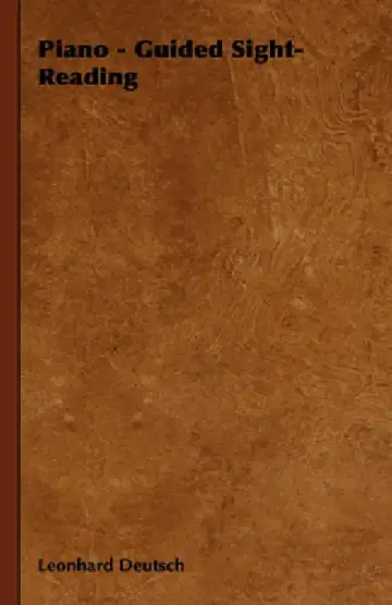 Cover of Piano - Guided Sight-Reading